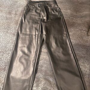 Express Metallic wide leg pants !